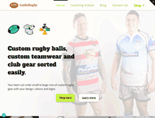 Tablet Screenshot of leslierugby.co.nz